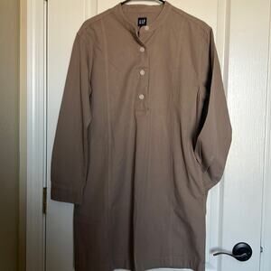 Gap Khaki Dress with pockets Size Small 100% Cotton